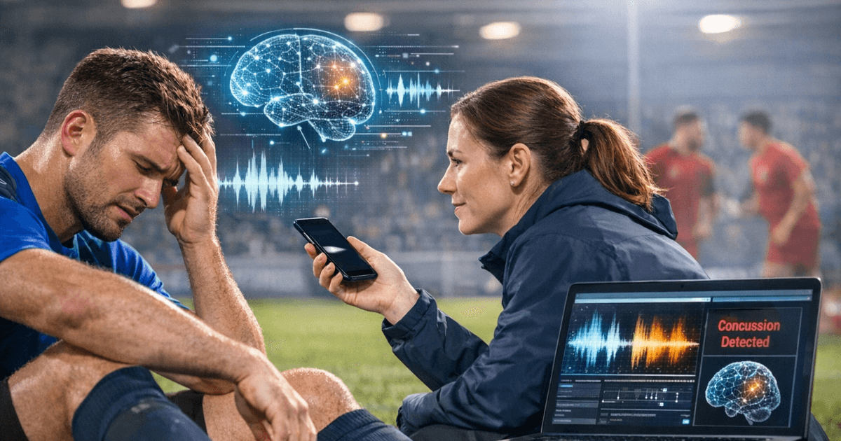 “脳震盪は見えない”を終わらせる？ 声だけで数秒判定するAIの衝撃