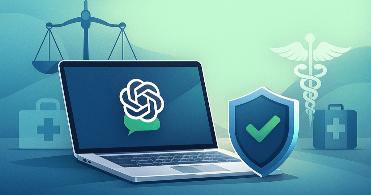 OpenAI가 ChatGPT의 방침을 재확인: "법률·의료 조언 금지"는 '새로운 규칙'이 아니었다 - 무엇이 변했고, 무엇이 변하지 않았는가