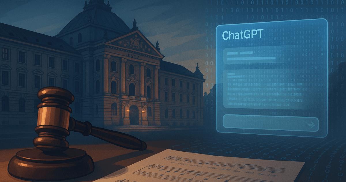 ドイツ裁判所、OpenAIに「著作権NG」判決　歌詞学習はどこまで許されるのか