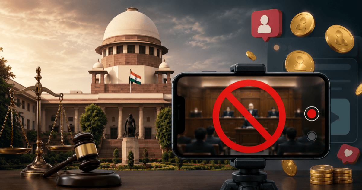 Sind Gerichtsvideos ein „öffentliches Gut“ oder ein „kommerzielles Produkt“? Der Oberste Gerichtshof Indiens beschränkt das Posten und die Monetarisierung in sozialen Netzwerken.