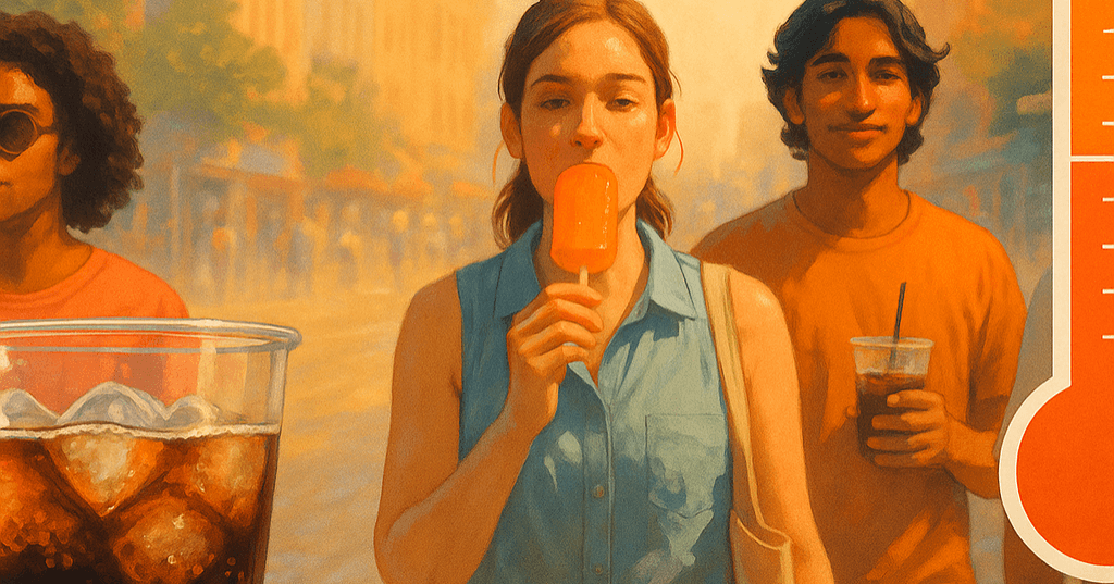 तापमान 1℃ बढ़ने पर चीनी 0.7g बढ़ती है: डेटा से पता चलता है "गर्मी के प्रलोभन" की वास्तविकता: जलवायु परिवर्तन चीनी की खपत को क्यों बढ़ा रहा है