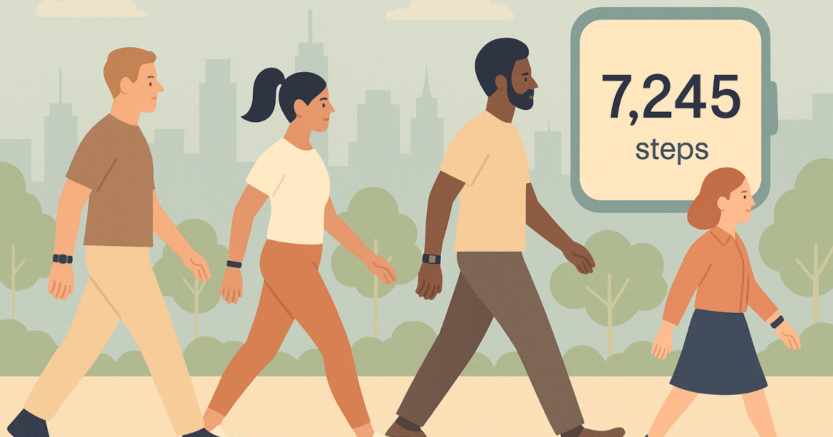 Nueva norma de pasos: Razones por las que caminar 7,000 pasos al día promueve la longevidad y previene enfermedades del estilo de vida