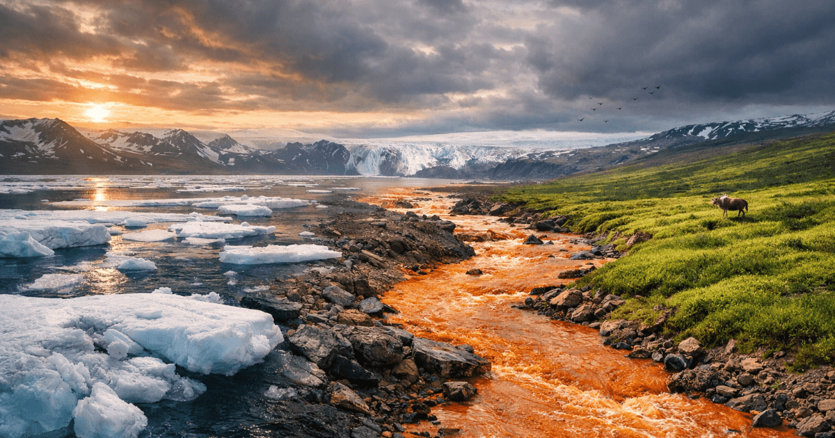 L'Arctique commence à subir un "effondrement en chaîne" ─ Ce que les températures record et les "rivières rouillées" indiquent pour l'avenir