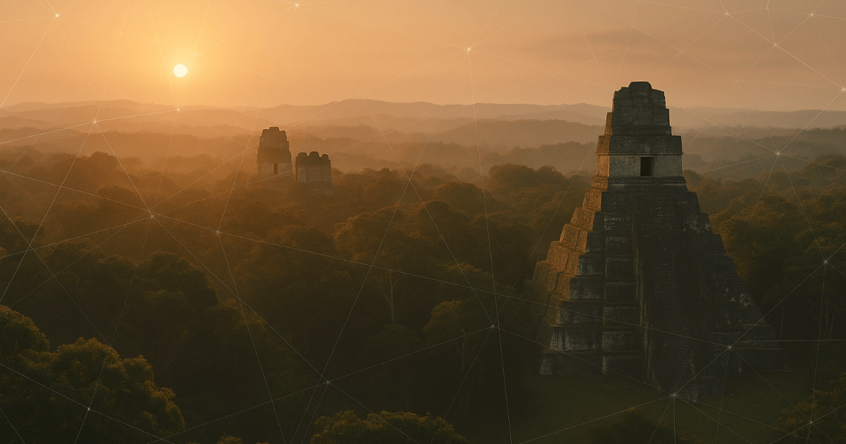 El misterio del auge y caída de las ciudades mayas antiguas: sequía, conflictos e infraestructuras gigantes - Modelo de auge y declive de las ciudades mayas antiguas