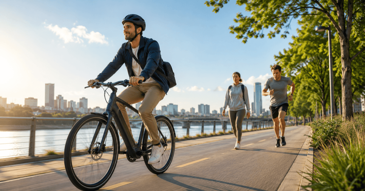 ¿Bicicleta en lugar de caminar para un trayecto de 5 km? Considerando los hábitos saludables desde la "eficiencia"