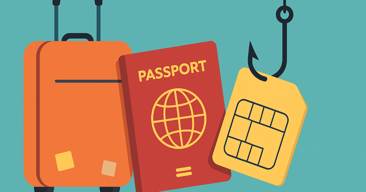 休暇中のSIMカード詐欺に要注意――空港や街角の売り場で「パスポート情報」が抜かれる仕組みと守り方【保存版】