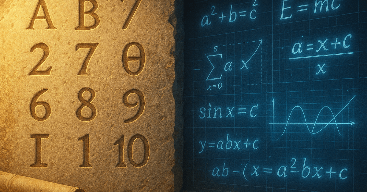 1は“存在”、7は“聖なる数” ― 数字はただの記号じゃない：ギリシャ語の数詞に隠れたストーリー