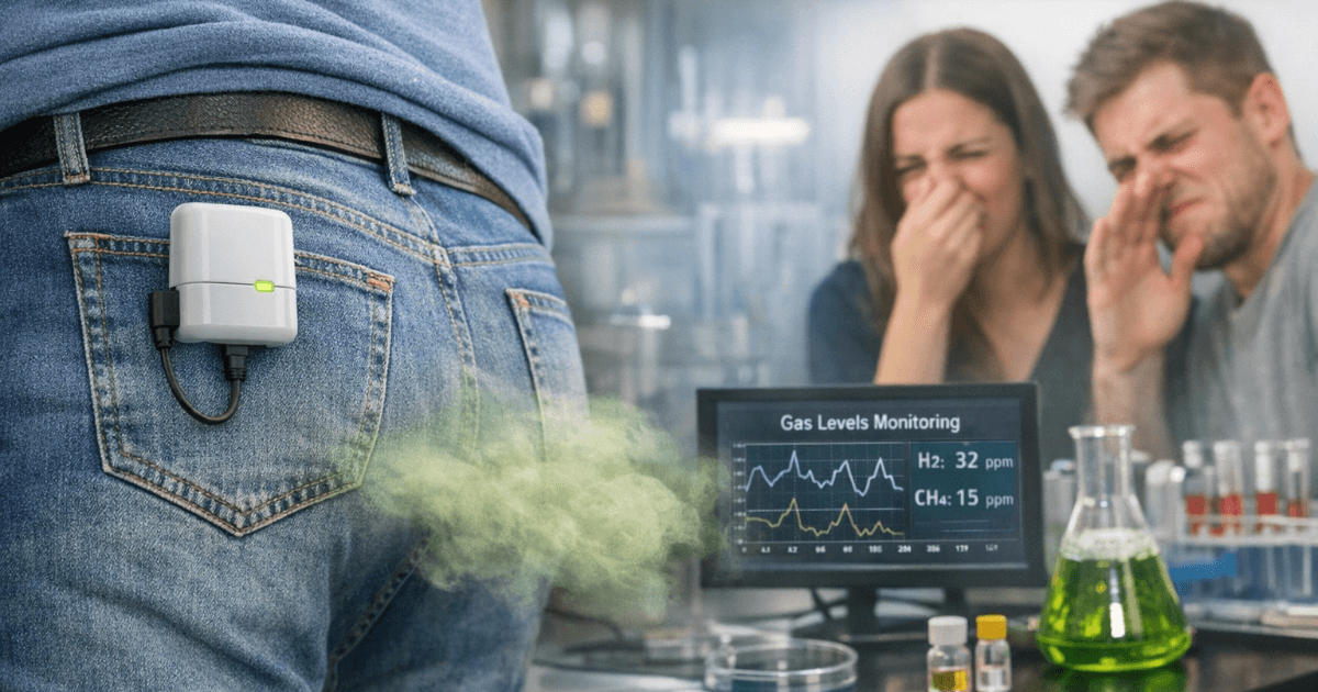 "No creo que lo haga tanto..." ¿Un promedio de 32 veces? La "ropa interior inteligente" que cuenta las flatulencias está revolucionando el conocimiento sobre los intestinos.