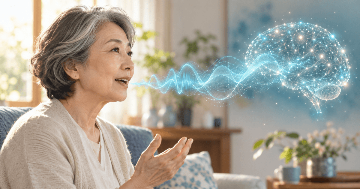 Un nuevo indicador para medir la juventud del cerebro: ¿podrían las conversaciones ser un chequeo de salud del futuro? La "Speech Clock" refleja signos de envejecimiento.