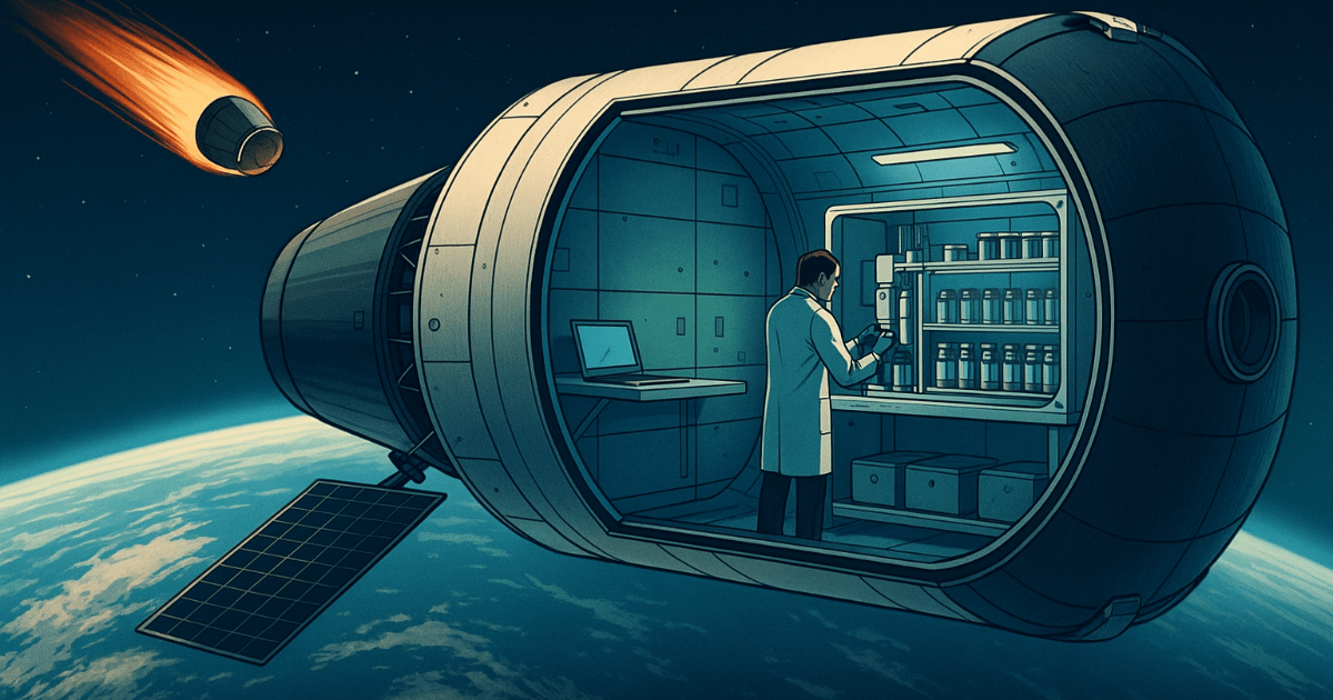 The Dawn of Space Pharmaceuticals: Developing New Drugs in Microgravity and Ultra-Fast Delivery to Australia