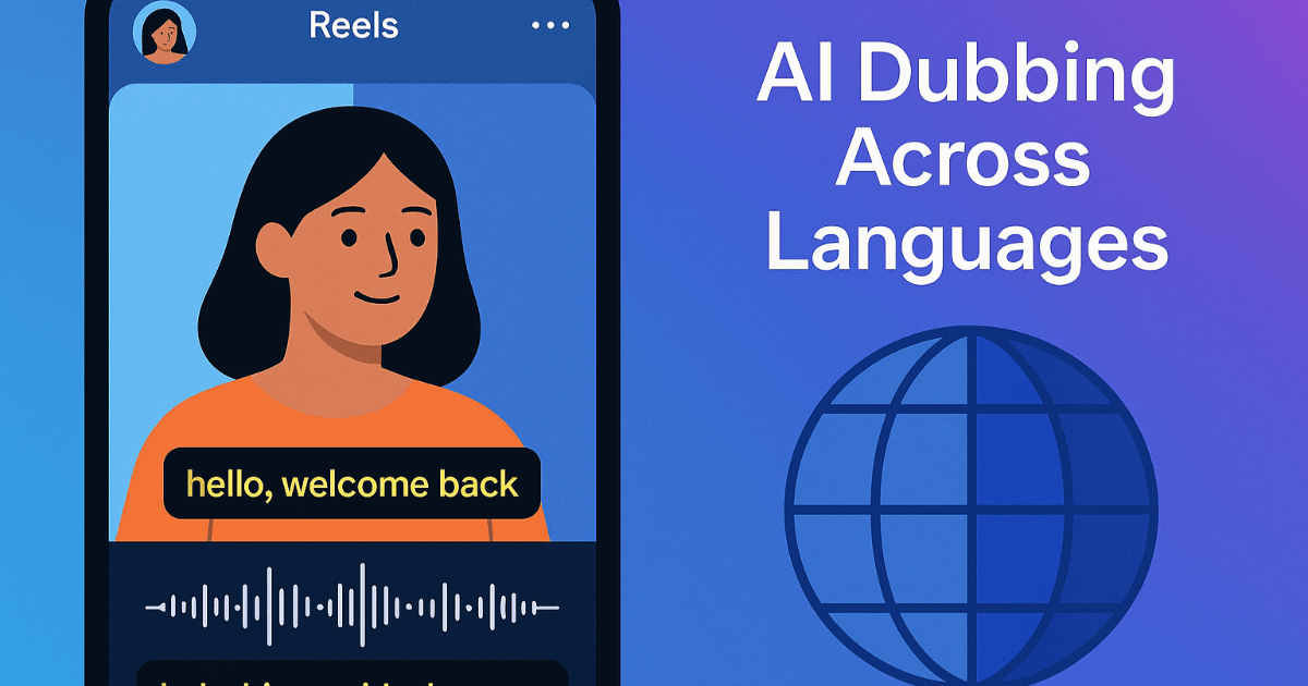 Subtitles are followed by "Voice Translation" ─ Meta's AI technology revolutionizes Instagram videos: The era of multilingual shorts begins with English⇄Spanish