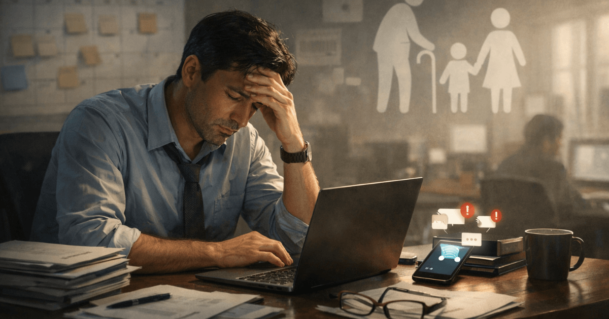 まじめな人ほど折れる？ 30〜40代がいちばん危ない：成果・育成・介護が同時に来る“ミッドキャリア燃焼”