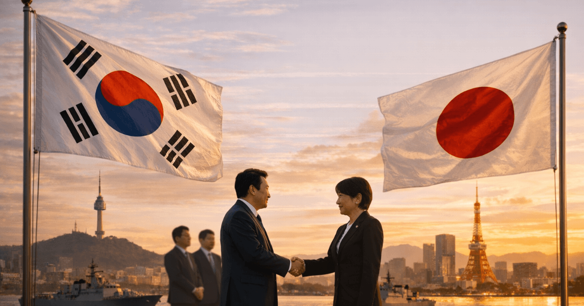 日韩在“经济安保”上的迅速接近，中国与其之间的紧张关系推动了“新合作”的本质