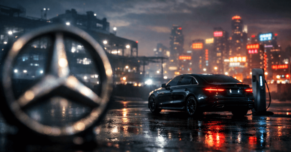 中国で負け、コストで苦しみ、関税が刺さる — メルセデスが迎えた正念場