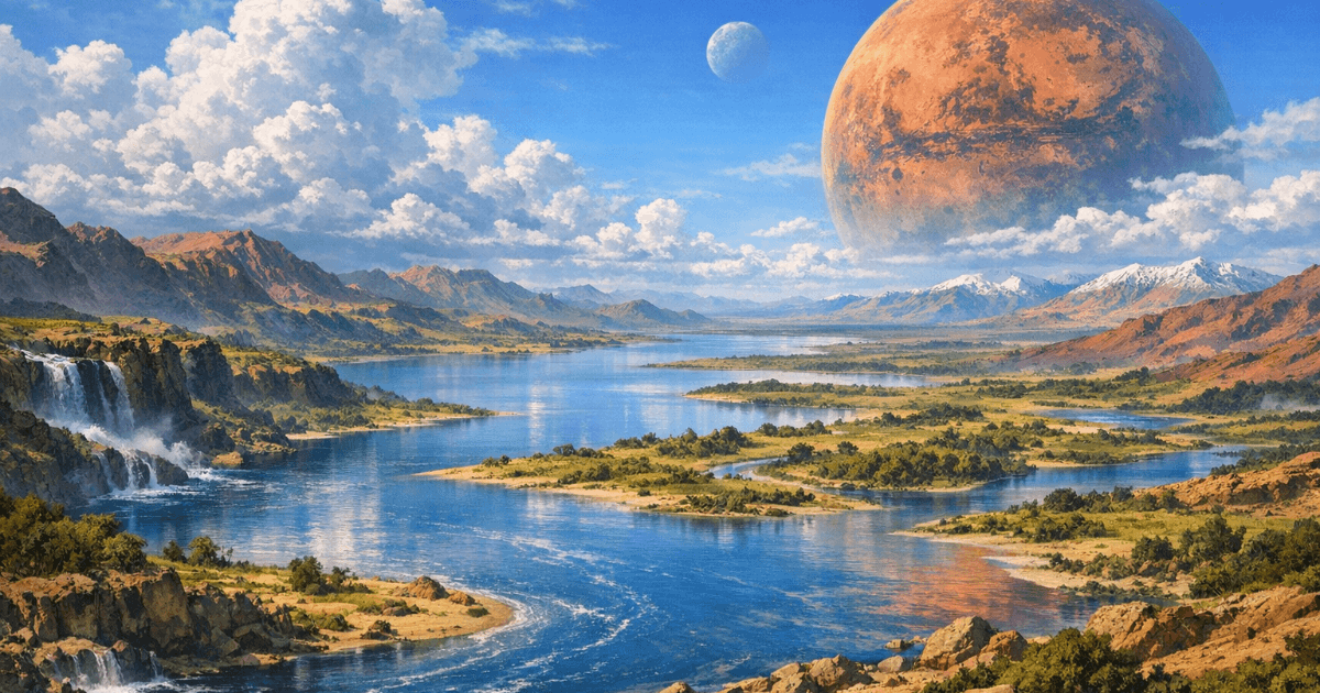 火星は“青い惑星”だったのか？ 渓谷に残ったデルタが示す「北半球の海」