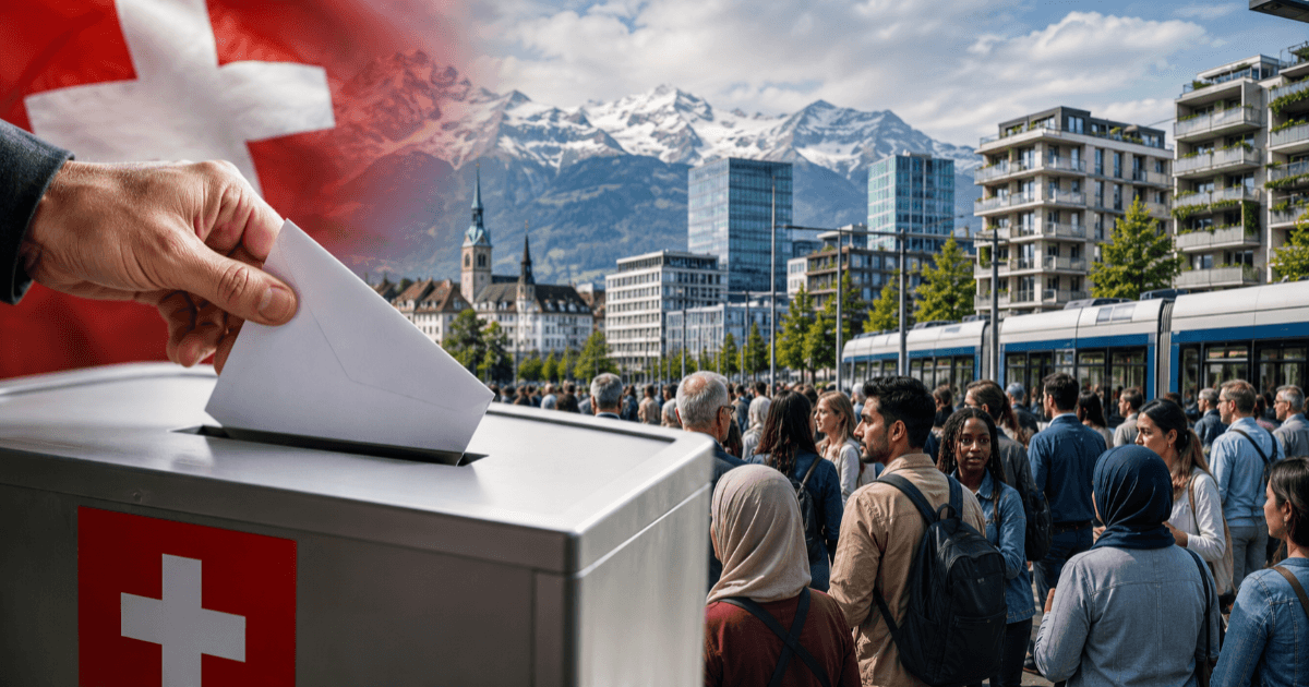 El 55% se opuso a la propuesta de límite de población, un debate sobre los "límites del crecimiento" que dividió a la sociedad suiza.