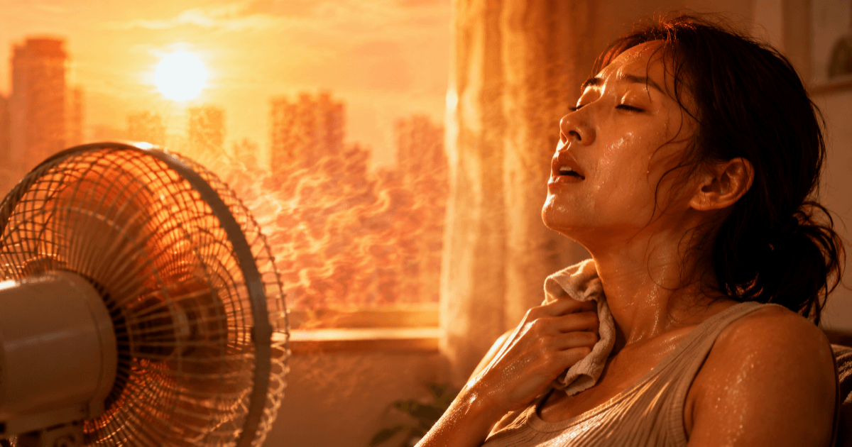 ระวังเมื่ออุณหภูมิสูงกว่า 35℃? การวิจัยล่าสุดเกี่ยวกับพัดลมและโรคลมแดด