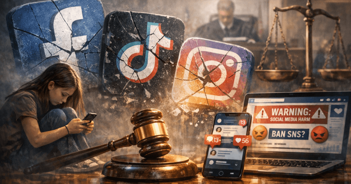 MetaとYouTube敗訴の衝撃――子どもの心を奪う設計に法廷がNOを突きつけた日