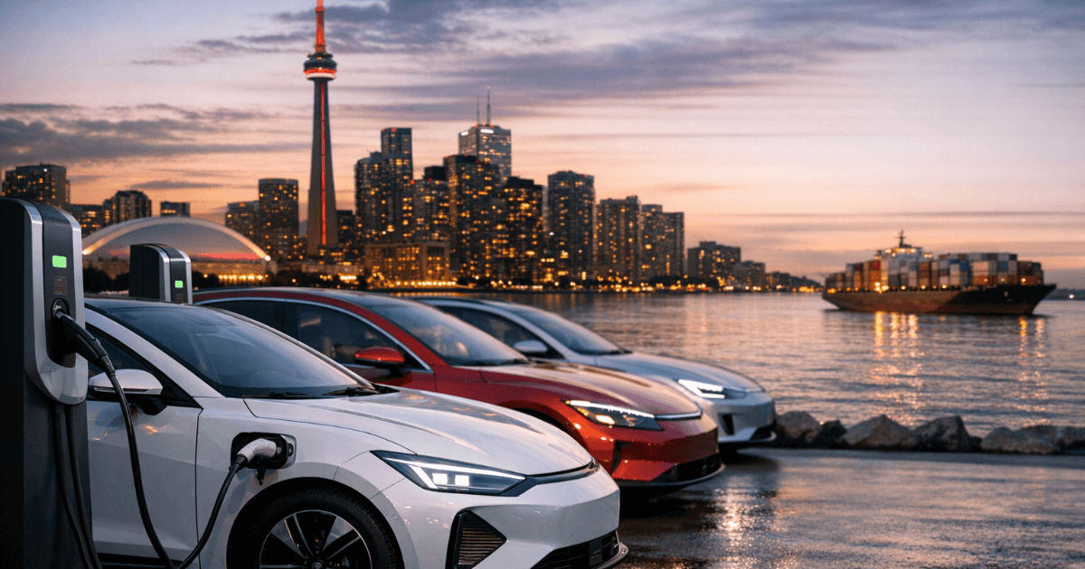 "Aranceles del 100% → 6.1%" — El "atajo norteamericano" que abrió Canadá y el próximo movimiento de los vehículos eléctricos chinos