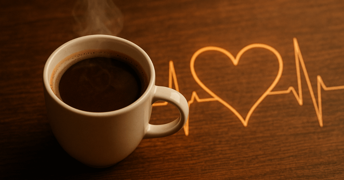 हर दिन की कॉफी दिल की रक्षा करती है? 39% का अंतर दिखाता है "उचित मात्रा में कॉफी" की संभावना