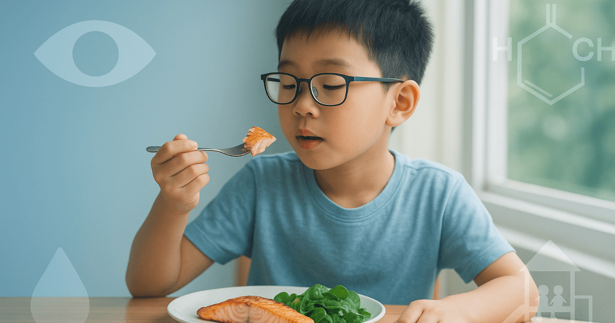 La vue des enfants commence-t-elle à table ? Ce n'est pas seulement à cause des smartphones. Les petits choix que les parents peuvent faire dès aujourd'hui : les dernières preuves reliant l'alimentation et la myopie chez les enfants.