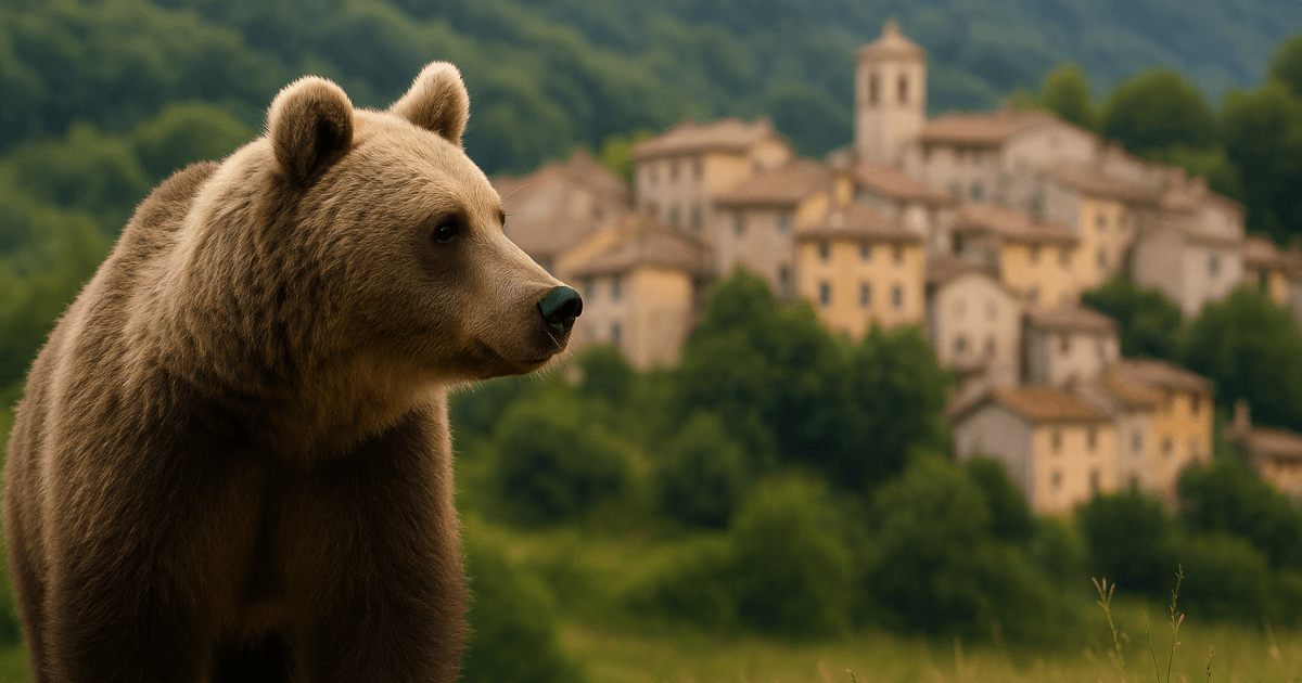 이탈리아의 곰이 진화 중! 마을 근처에서 소형화와 온순함을 획득