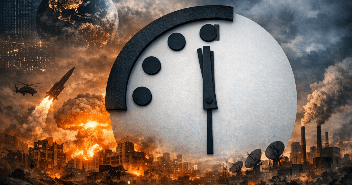 「人類の破滅まで85秒」— 核・気候・AIが同時に悪化する現実