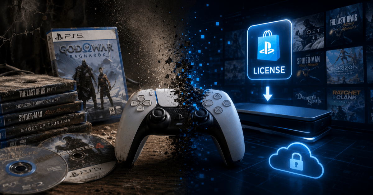 PlayStationゲームの未来が危うい？デジタル化がもたらす所有権とライセンスの波紋