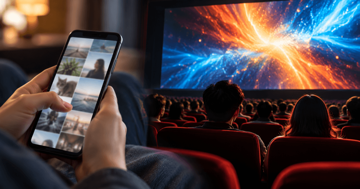 The advertisement played. But it doesn't stick in anyone's memory — Why are cinema ads so powerful? Examining the conditions for "being seen" through new research and dissatisfaction on social media
