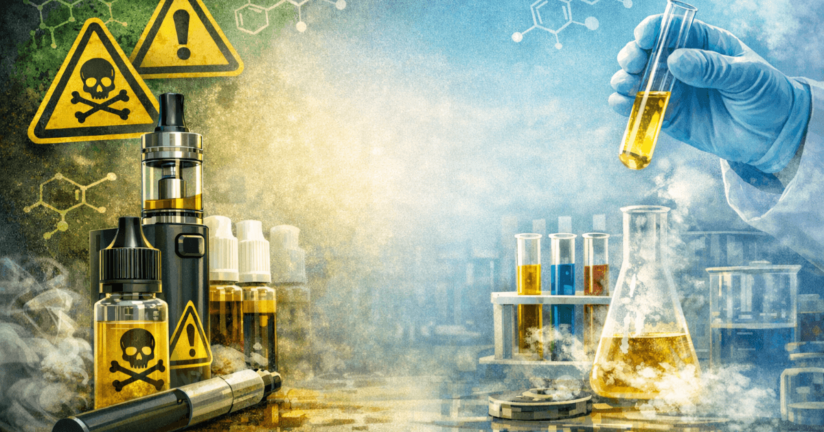 "हानि में कमी" की धारणा हिल रही है? गर्म करने से पहले ही "विषाक्तता" - इलेक्ट्रॉनिक सिगरेट की लिक्विड, क्या हो रहा है?