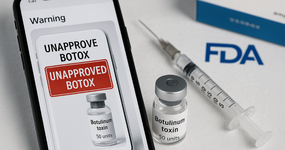อุตสาหกรรมความงามได้รับการเตือน! FDA เตือนเว็บไซต์ขายโบท็อกซ์ที่ไม่ได้รับอนุญาต: มาตรฐานความปลอดภัยของ "การแพทย์ความงามออนไลน์" ถูกตั้งคำถาม