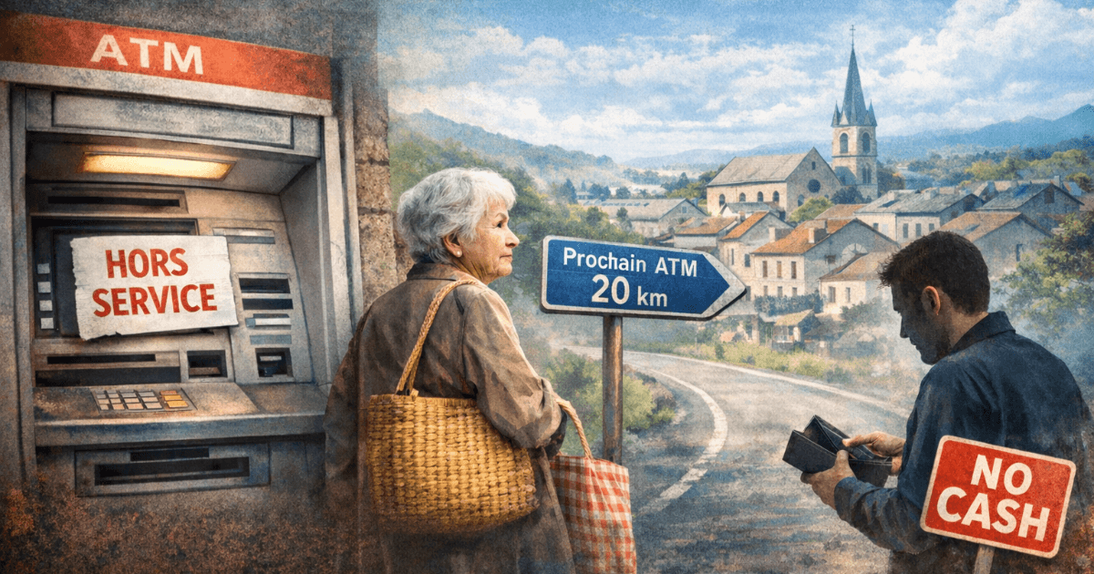 Das Verschwinden von Geldautomaten in Frankreich: Der wahre Grund, warum Banken die Anzahl der Geldautomaten reduzieren — Wer zahlt den Preis für den Komfort?