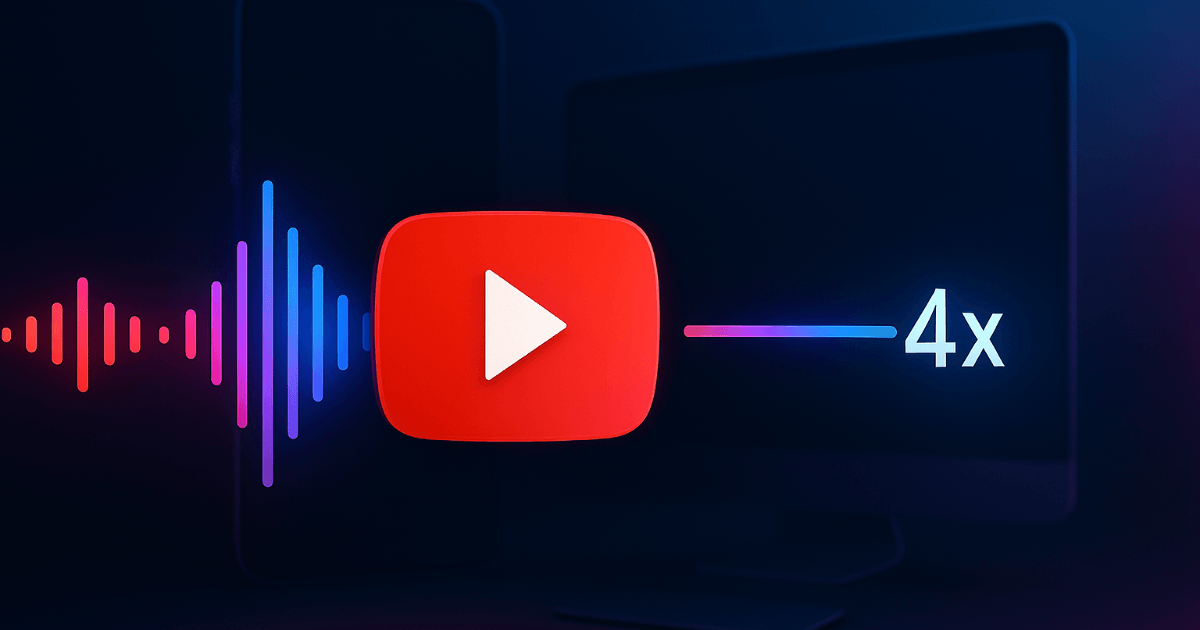 YouTube Premium Evolution: Video Learning Accelerated, High-Quality Sound x "4x Speed" Takes Viewing Experience to Another Level