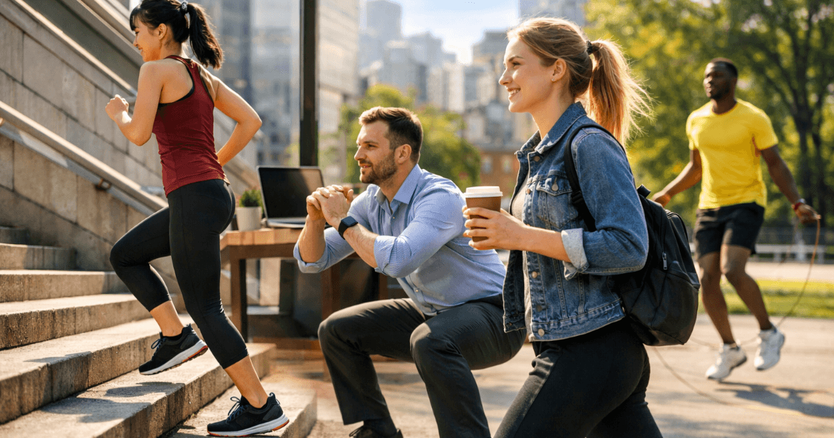 바쁜 사람일수록 성장 가능성 큼 : 계단 20초 오르면 숨이 차면 OK? 연구가 보여주는 '너무 짧은 운동'의 건강 효과