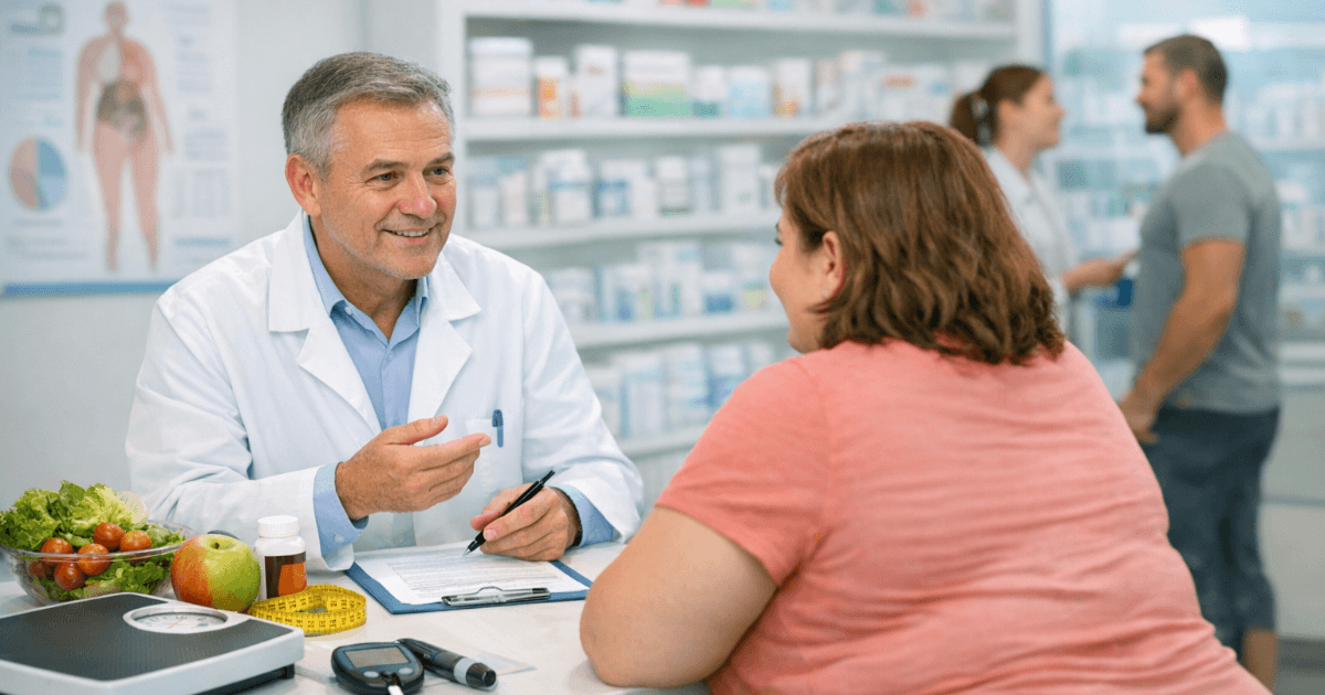 Le traitement de l'obésité ne peut pas se limiter aux "médicaments" : le rôle du pharmacien comme accompagnateur pour combler les lacunes du soutien à l'obésité