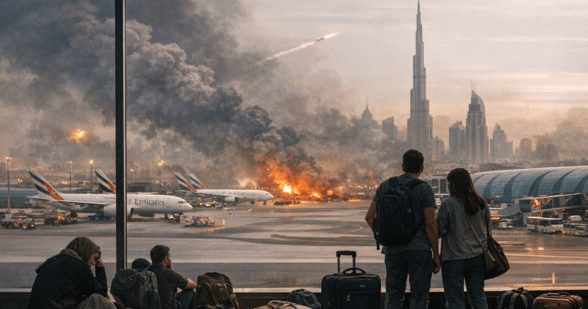 “世界の乗り継ぎ都市”が一夜で孤島に ― ドバイ空港混乱、取り残された旅行者たち