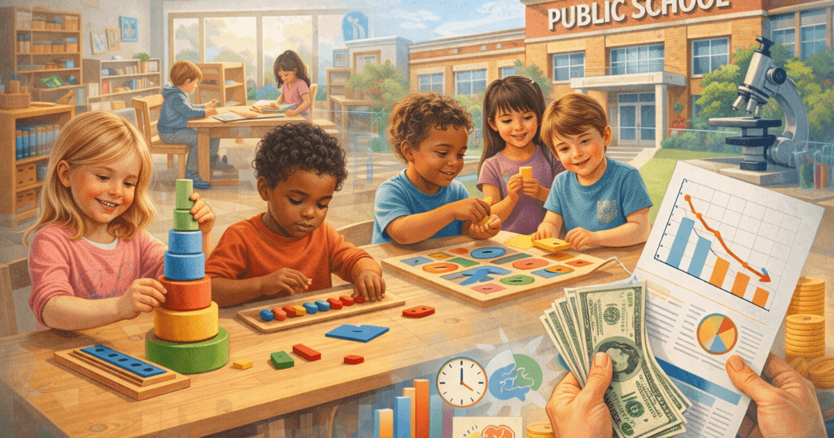 100年前の教育法が“最新”に勝った：公立モンテッソーリが成績もコストも覆す