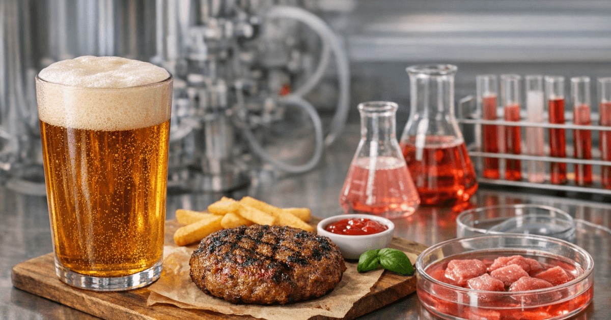 Wird Treber aus Bier zu Fleisch? Eine neue Idee, um kultiviertes Fleisch günstiger zu machen: "Vom Pint auf den Teller"