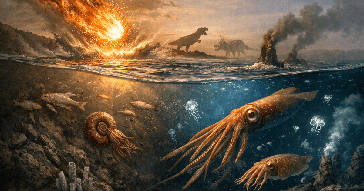 乌贼为何能在恐龙灭绝中幸存 —— 一亿年的深海历史揭示“进化的导火线”