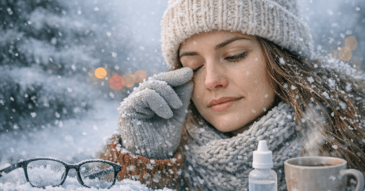 겨울에만 눈이 '사막화'되는 이유 — 난방, 바람, 화면이 빼앗는 촉촉함의 정체