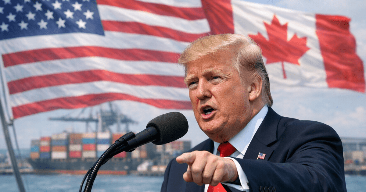 カナダ全商品に“100%関税”示唆 — トランプ発言が映す“対中包囲”の次の一手