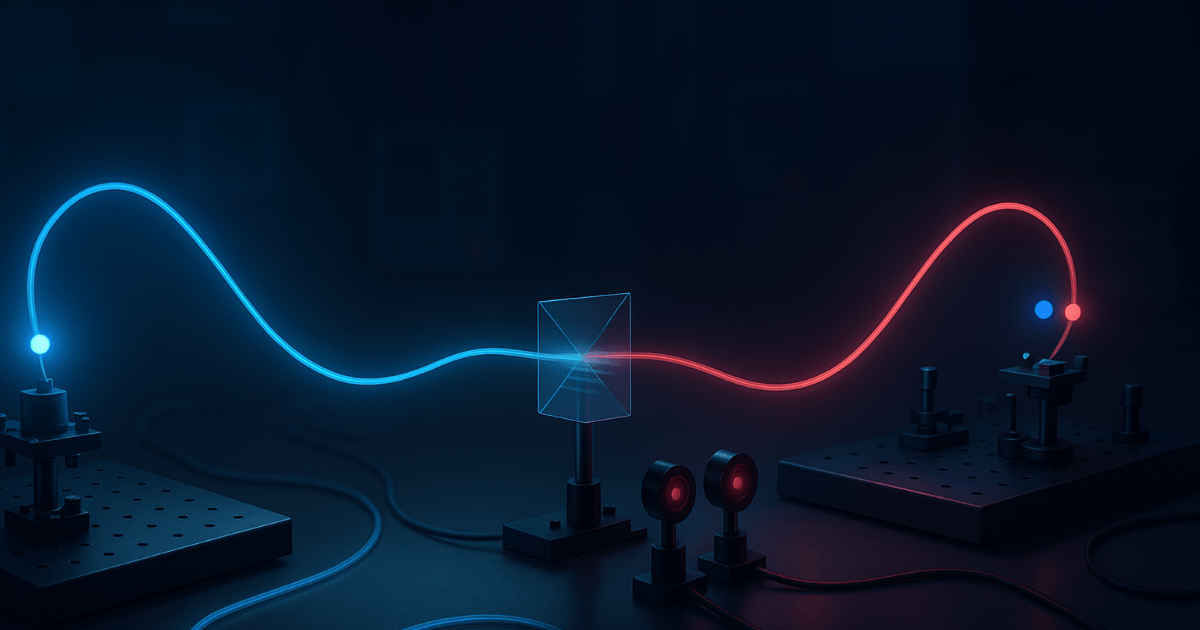 量子テレポーテーション、ついに“別々の光”で成功 — 量子リピーター開発を前進させたドイツチームの成果