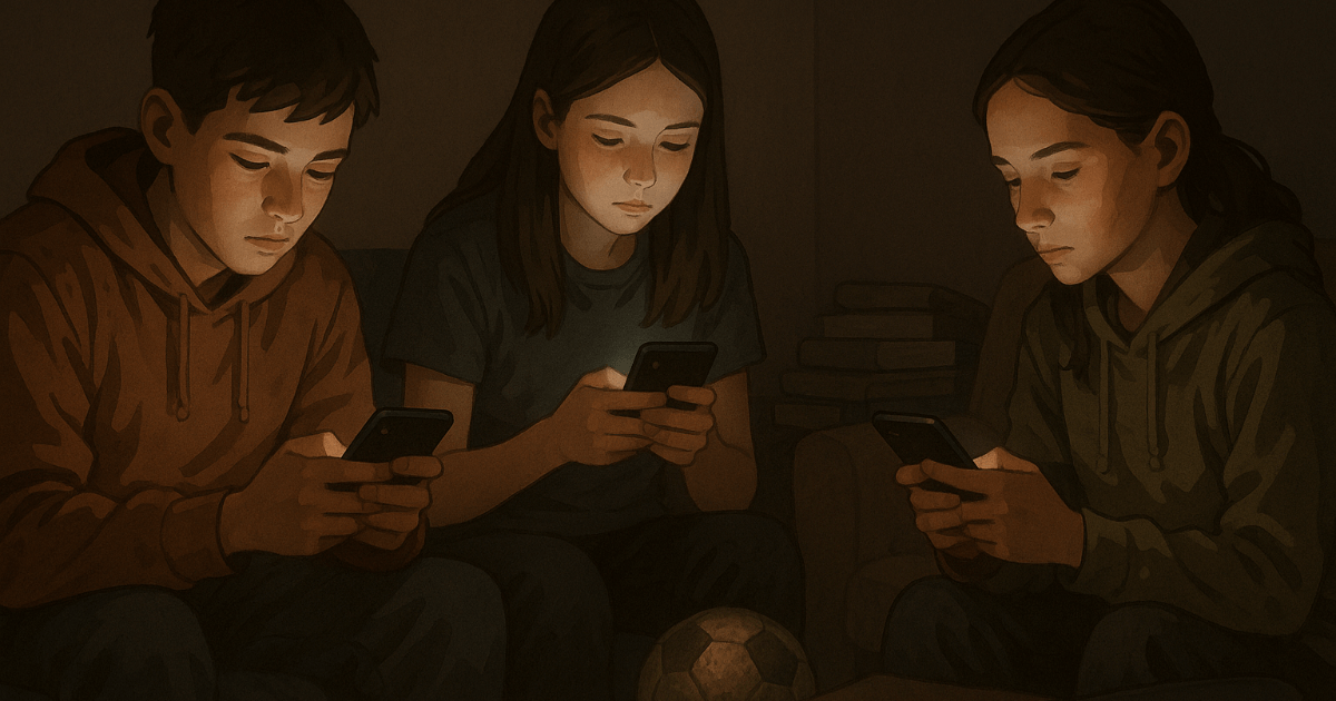 Le temps volé par les réseaux sociaux : la réalité de l'éloignement des enfants du sport et de la lecture - Zéro lecture, zéro activité extrascolaire, remplacés par la timeline