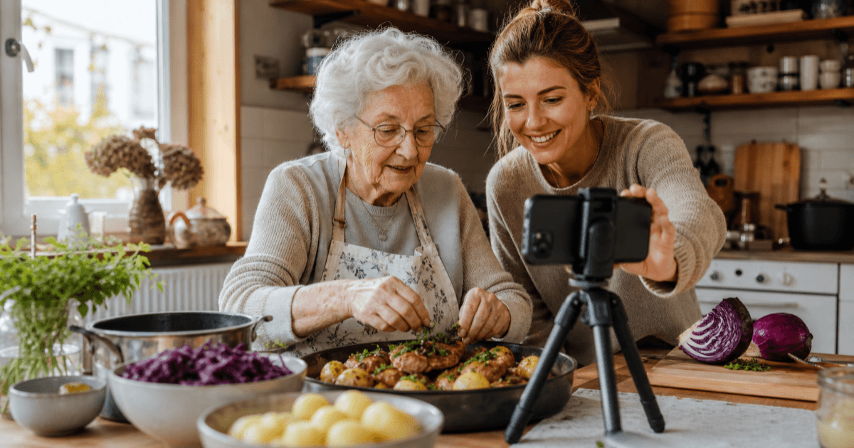Une grand-mère qui ne connaît pas TikTok : pourquoi elle devient virale, la clé réside dans sa "cuisine sans artifices".