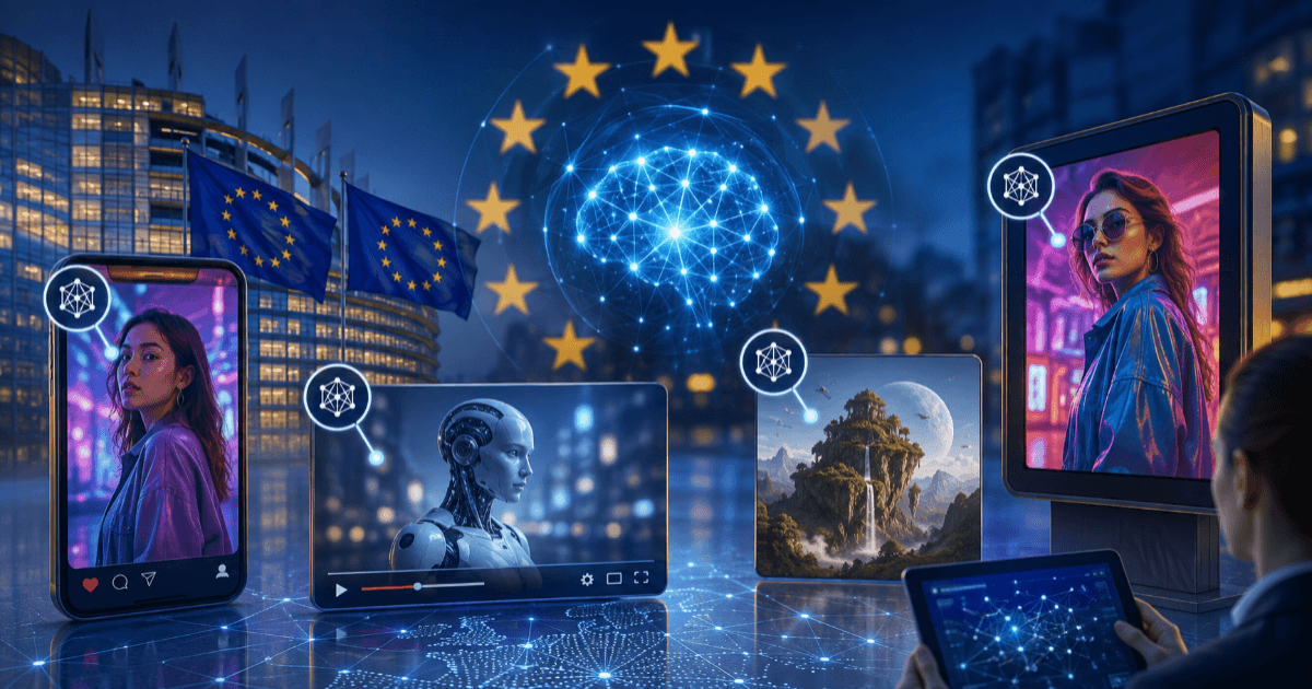 Die EU macht KI-generierte Inhalte sichtbar: Informationsverbreitung mit dem "Label-Prinzip" rückt für japanische Unternehmen in den Fokus