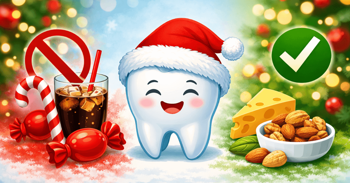 在圣诞节期间，牙医建议“尽量避免”的对牙齿有害的食物和饮料——可以选择这些替代品