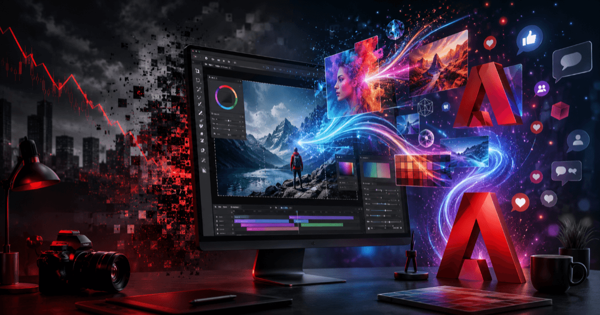 Wird Adobe von der KI verschlungen oder wird es zur "kreativen Infrastruktur" des KI-Zeitalters?