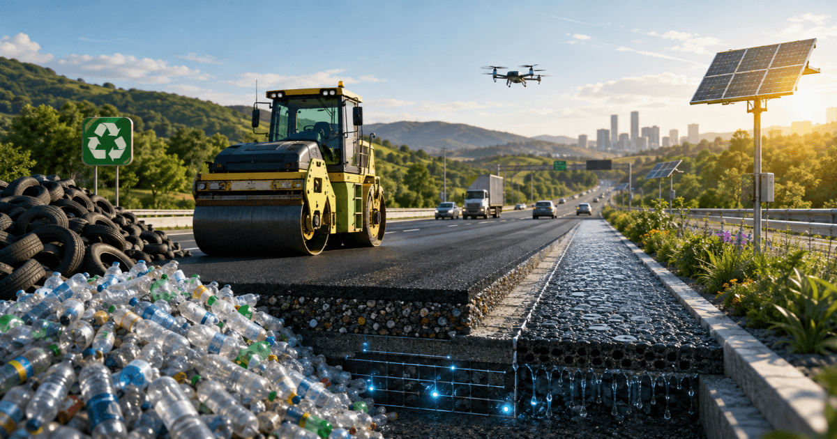 道路が“ゴミ”を飲み込み、発電まで始める？ 世界で進むグリーン道路革命