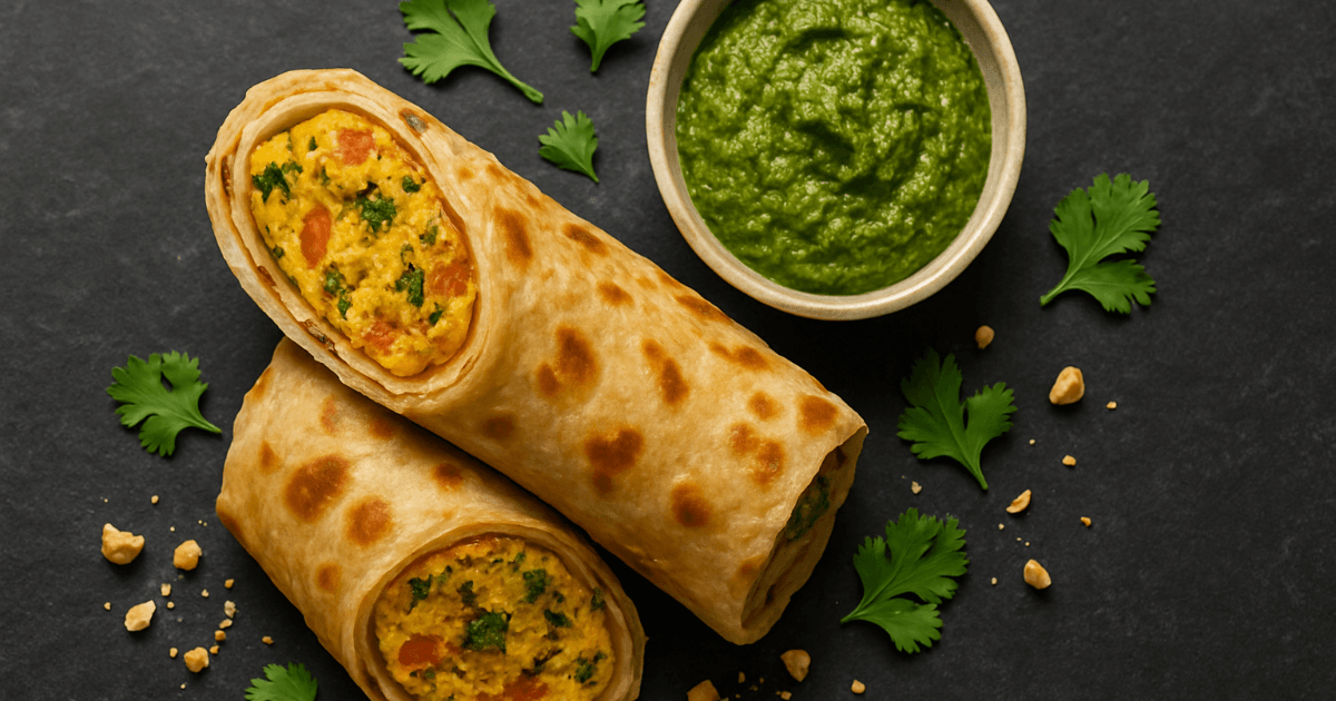 香气四溢的“劳力士”再解读 —— 马萨拉煎蛋卷 × 香菜和花生酸辣酱，开启香料早餐 ——