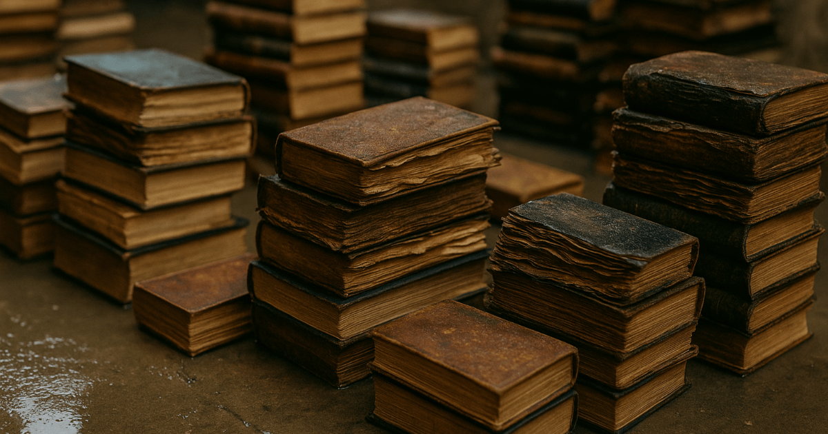 300 nasse Bücher erzählen von der Verfallsgefahr des Louvre — Was passiert im weltberühmten Museum einen Monat nach dem Juwelenraub?